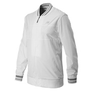 New Balance Mens Tournament Warm Up Jacket White with Black I95j2129